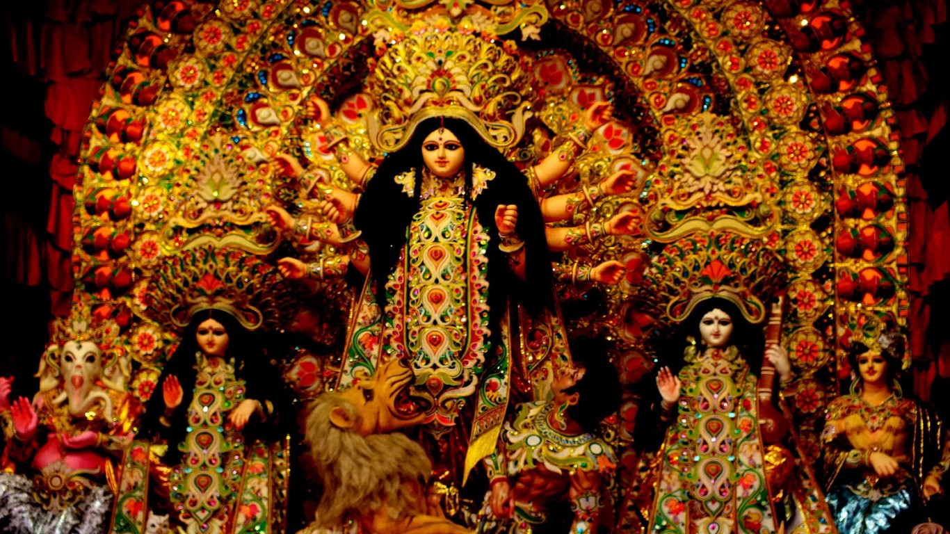 19 Maa durga wallpapers ideas | durga, durga maa, durga goddess